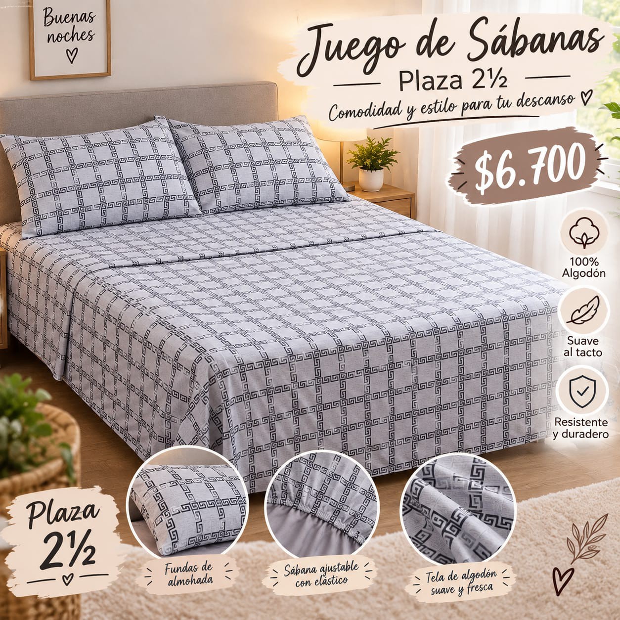 Sabanas 
marca Duox Collection - Imagen 2