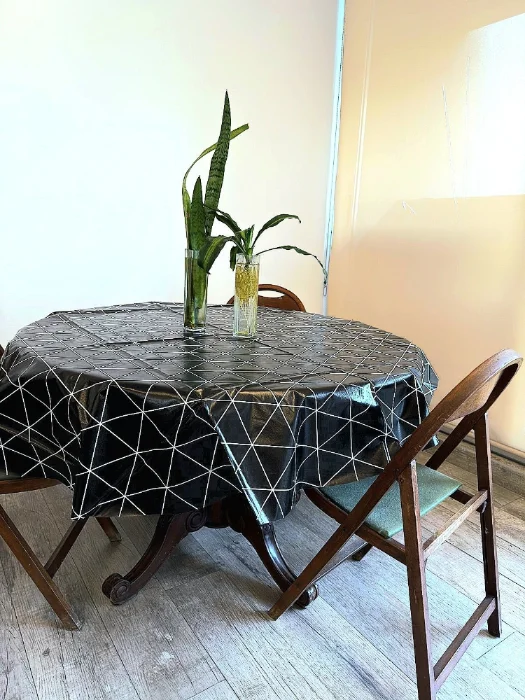 Mantel Redondo de Hule Estampado