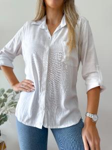 Camisa de Lino Manga Larga