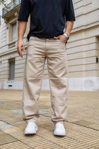 Recto- Beige Bordado Flama