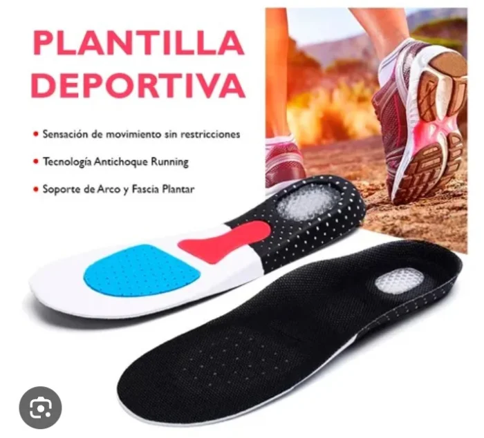 Plantillas Deportivas de Hombre Gel