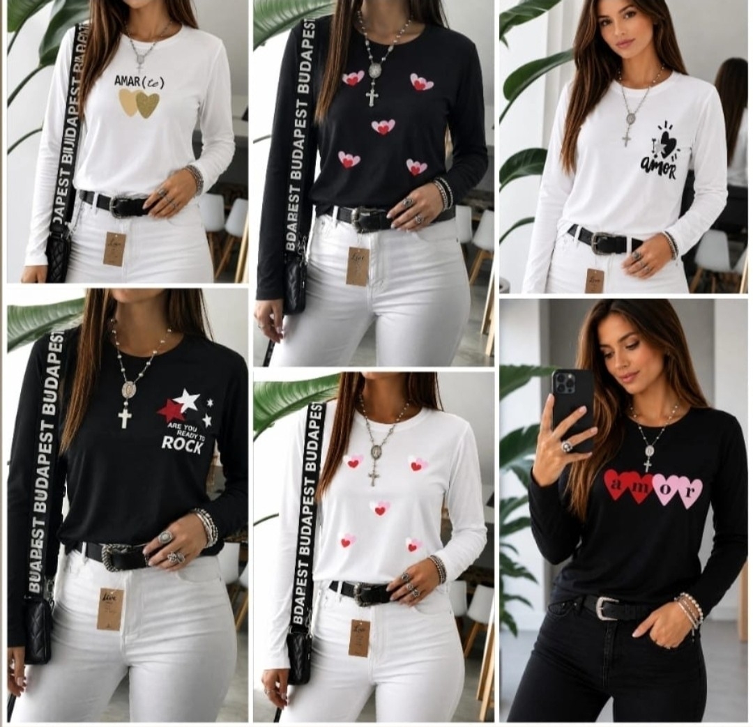 Camiseta Algodón Estampadas ( C ) - Imagen 2