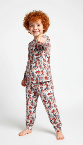 Pijama  Spiderman, Messi, Mundial, Multiheroes