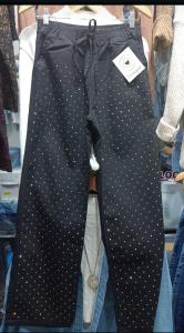 Pantalones Wide-leg y Mon con Strass - Miniatura 3