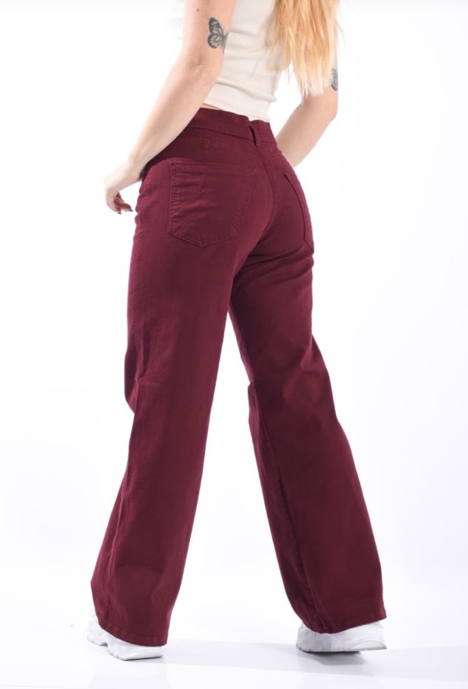 Wide Leg Bordó - Imagen 2