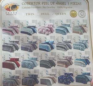Cobertor de Piel de Angel de 3 Piezas