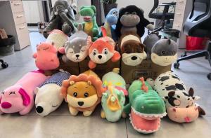 Peluche con Frazada