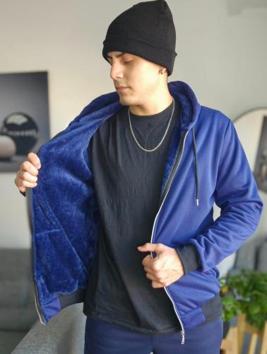 Campera Jersey con Piel - Miniatura 4