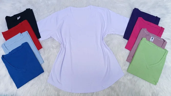 Remera Cuello V Super Especiales