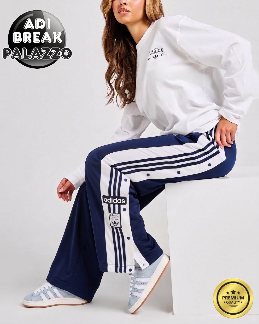 Pantalon Adidas Palazzo Adibreak Premium - Azul Marino - Adibreak%20Palazzo%20Marino%20(3).jpg