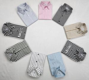 Camisas Elastizada Importada Rayada de Niños Manga Larga Calidad Premiun - Miniatura 3