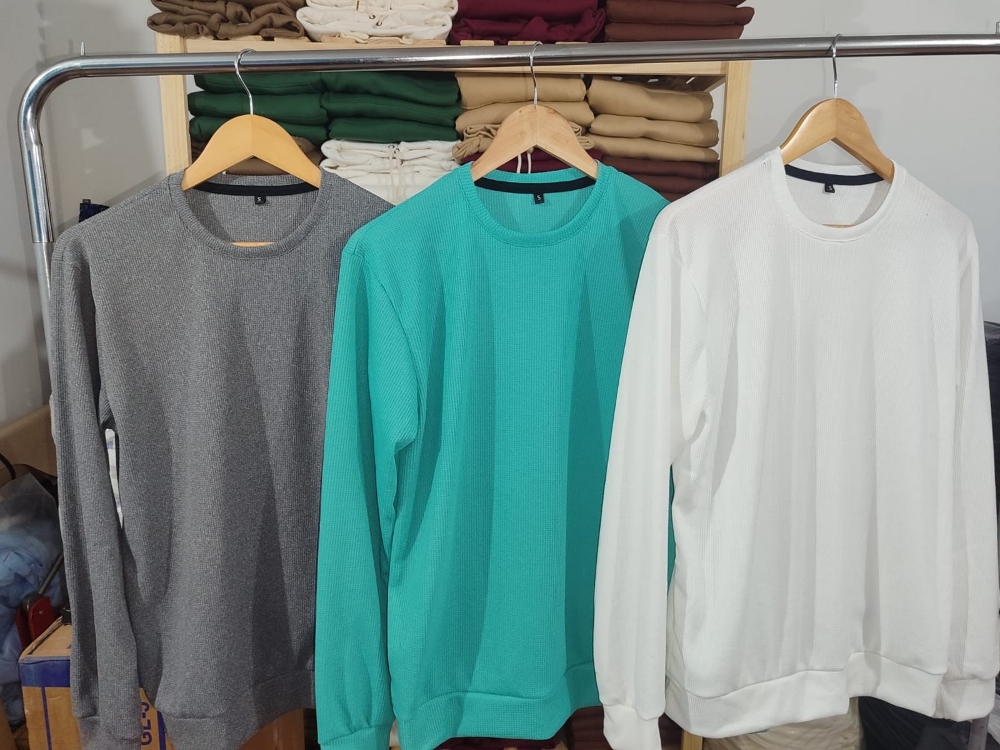 Polera Wafle Hombre - Imagen 2
