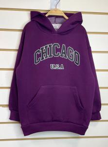 Buzo Canguro Frisado Chicago
