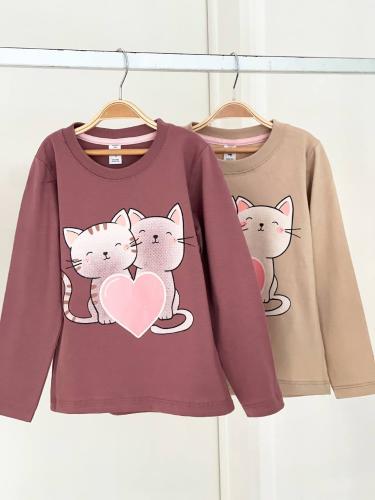 Camiseta con Glitters para Niña