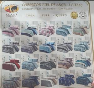 Cubre Cama Cabello de Angel  de 2 1/2 Plazas Media