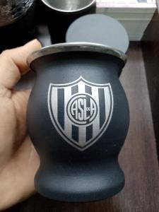 Mate de San Lorenzo Grabado en Acero Termico