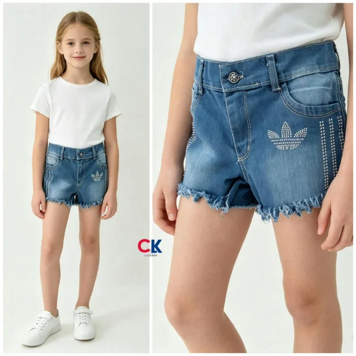 Short Mom con Brillos de Nena