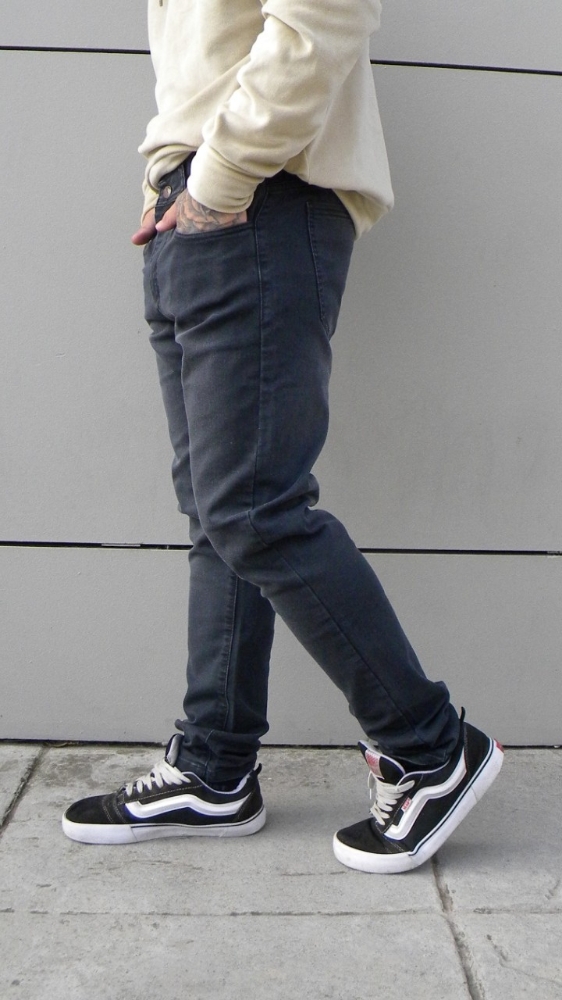 Nuevo Ingreso Semichupin Jeans  Gris - Imagen 2