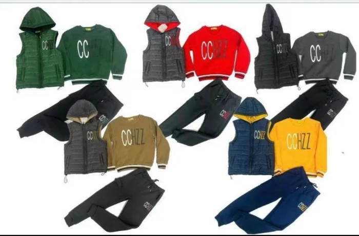 Conjunto Set 3 Piezas Importado Chaleco, Buzo, Jogging Nene Nena