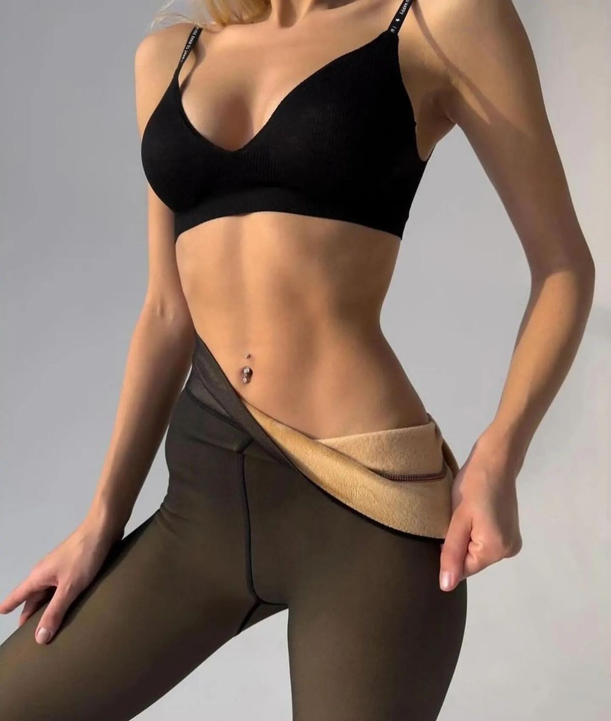 Medias Panty Efecto Piel Abrigo Mujer Importado Tendencia - Imagen 1