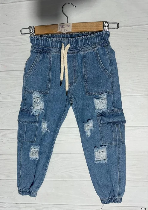 Jogger con Rotura Celeste