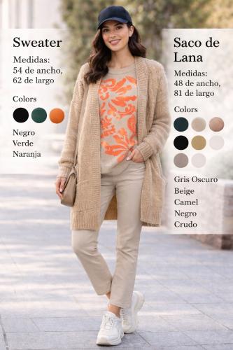 Saco Lana Frizada - Miniatura 2