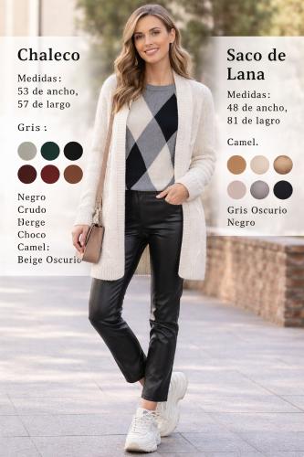 Saco Lana Frizada - Miniatura 5