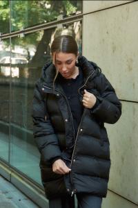 Campera Puffer Largo con Capucha (importado) - Miniatura 2