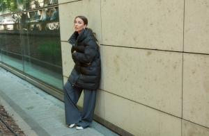 Campera Puffer Largo con Capucha (importado) - Miniatura 3