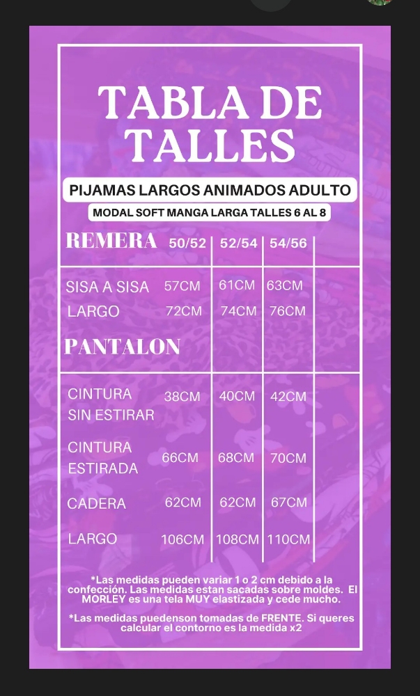 Pijamas, Talles Especiales - Imagen 6
