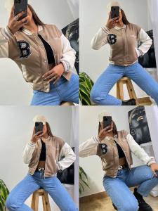 Campera Combinada y Bordado - Miniatura 5