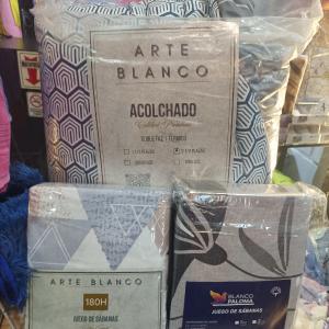 Acolchado + Juego de Sábanas