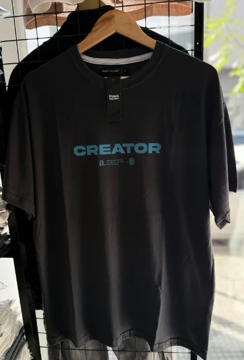 Remera Oversize Creator Algodón Peinado Premium