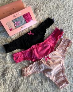 Pack X3 Colaless Fru-fru  Algodón y Lycra