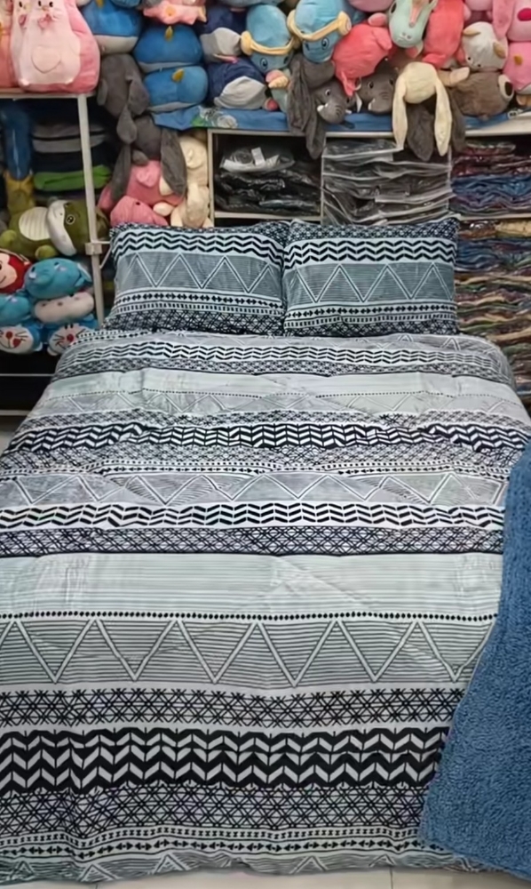 Acolchados de 3 Piezas con Corderito y Piel de 2 1/2 Plazas Media - Imagen 8