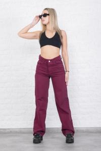Wide Leg Bordó