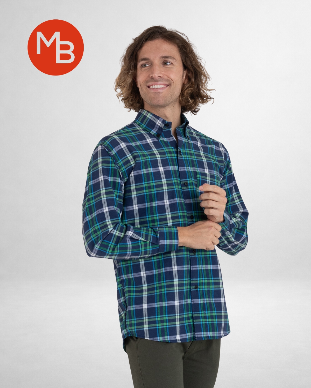 Camisa Rígida Clásica Cuadros - 1.jpg