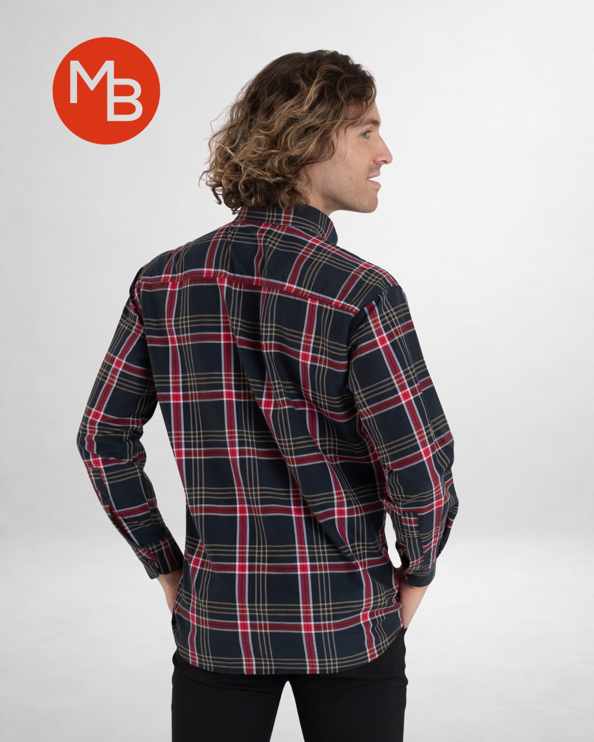 Camisa Rígida Clásica Cuadros - 4.jpg
