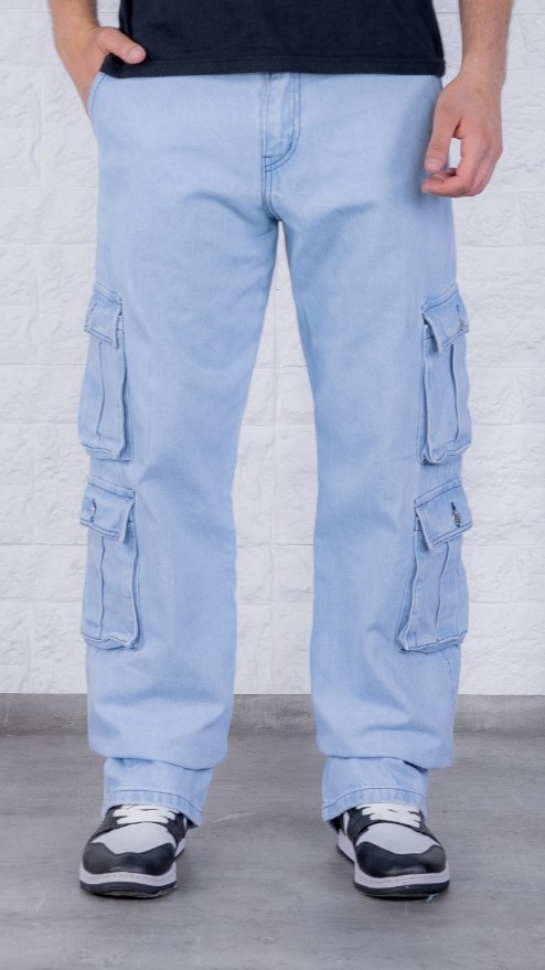 Art. 2012 - Jeans Baggy Rigido Recto con 8 Bolsillos - Imagen 3