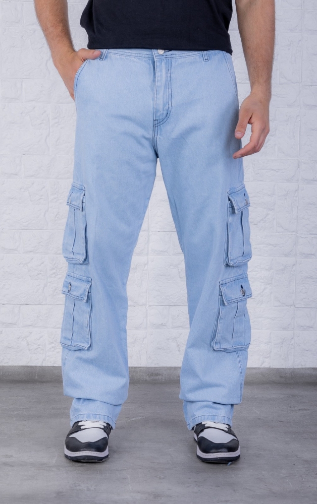 Art. 2012 - Jeans Baggy Rigido Recto con 8 Bolsillos - Imagen 5