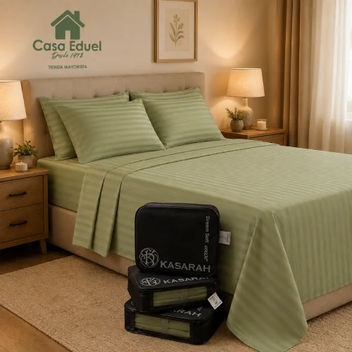 Sabana 600 Hilos Dobby Hotelera Super Soft 2 1/2