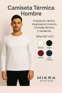 Camisetas Térmicas Hombre Blancas