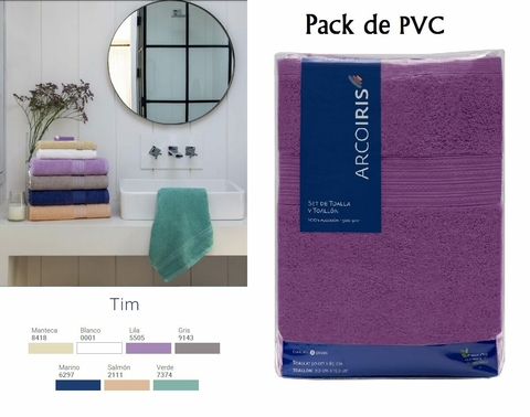 Juego de Toalla y Toallon Arco Iris Tim 500gr - TIM.jpg