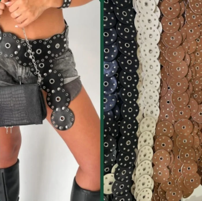Cinto Faja con Tachas Circulo