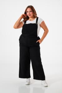 9300 Jardinero Wide Leg Curvy Negro