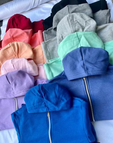 Unisex Campera Oversize Frisa Peinada - Miniatura 3