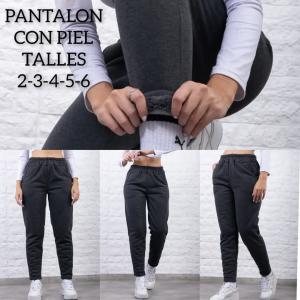 Pantalon con Piel