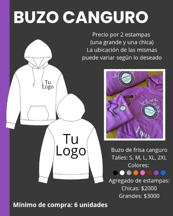 Buzo Estampado Personalizado