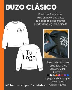 Buzo Estampado Personalizado