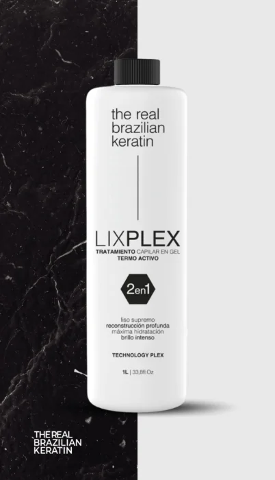 Lix Plex Tratamiento 2 en 1 Alisado y Recuperación Capilar Brazilian Keratin